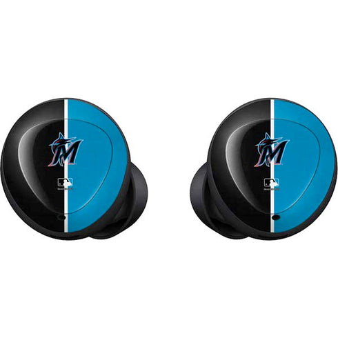 MLB Miami Marlins Split Galaxy Buds Skin