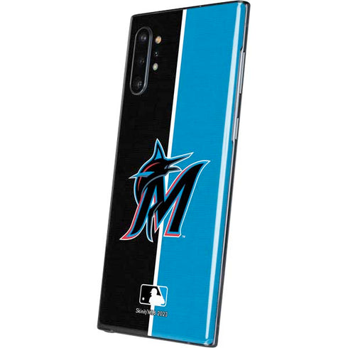 MLB Miami Marlins Split Galaxy Note 10 Plus Skin