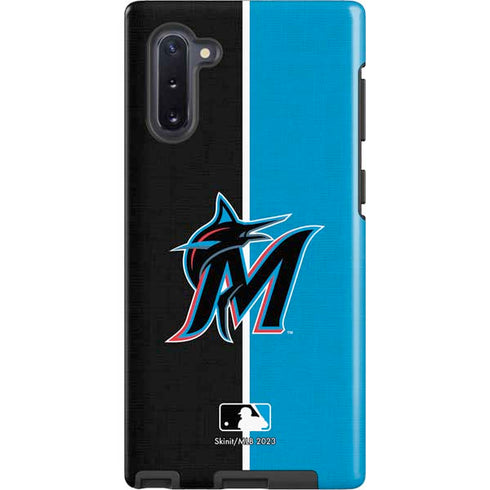 MLB Miami Marlins Split Galaxy Note 10 Pro Case