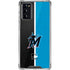 MLB Miami Marlins Split Galaxy Note20 5G Clear Case
