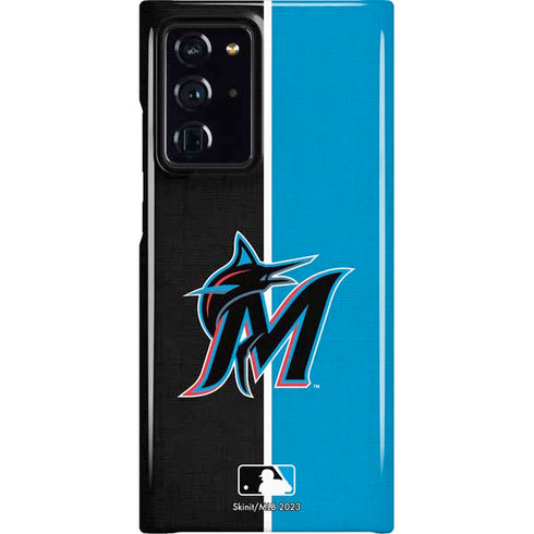 MLB Miami Marlins Split Galaxy Note20 Ultra 5G Lite Case
