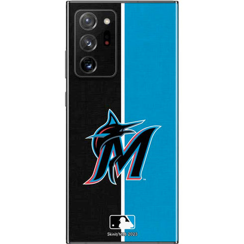 MLB Miami Marlins Split Galaxy Note20 Ultra 5G Skin