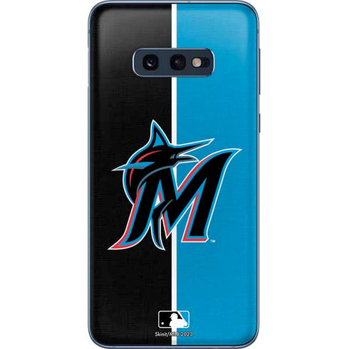 MLB Miami Marlins Split Galaxy S10e Skin