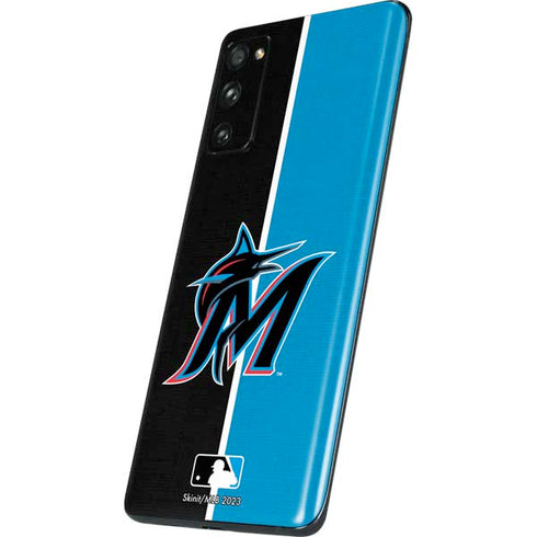 MLB Miami Marlins Split Galaxy S20 Fan Edition Skin