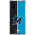 MLB Miami Marlins Split Galaxy S20 FE Clear Case