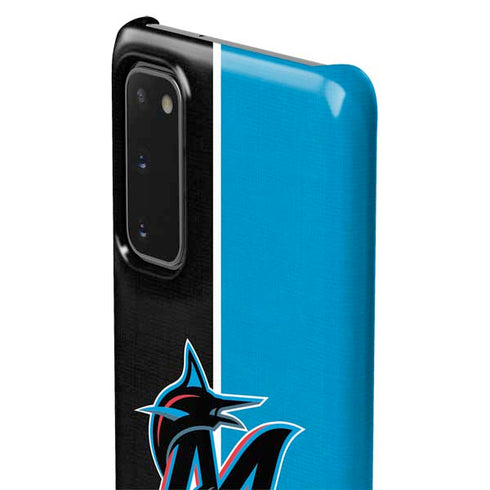 MLB Miami Marlins Split Galaxy S20 Lite Case