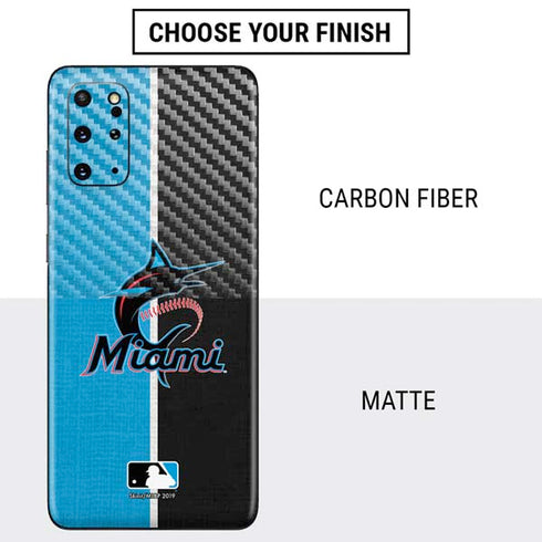 MLB Miami Marlins Split Galaxy S20 Plus Skin