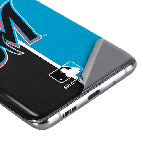 MLB Miami Marlins Split Galaxy S20 Plus Skin