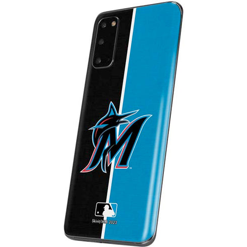 MLB Miami Marlins Split Galaxy S20 Skin