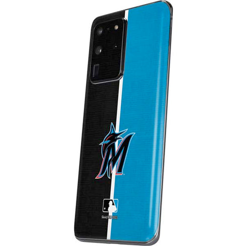 MLB Miami Marlins Split Galaxy S20 Ultra 5G Skin