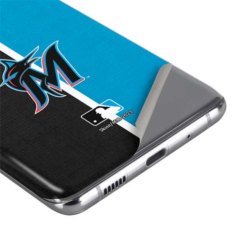 MLB Miami Marlins Split Galaxy S20 Ultra 5G Skin