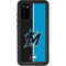 MLB Miami Marlins Split Galaxy S20 Waterproof Case