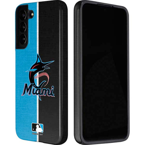 MLB Miami Marlins Split Galaxy S22 Plus Pro Case