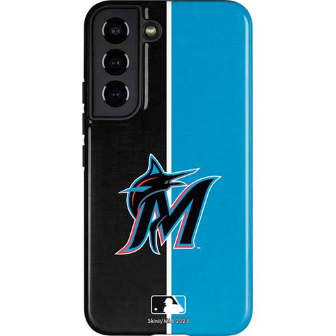 MLB Miami Marlins Split Galaxy S22 Pro Case
