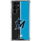 MLB Miami Marlins Split Galaxy S22 Ultra Clear Case