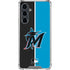 MLB Miami Marlins Split Galaxy S23 FE Clear Case