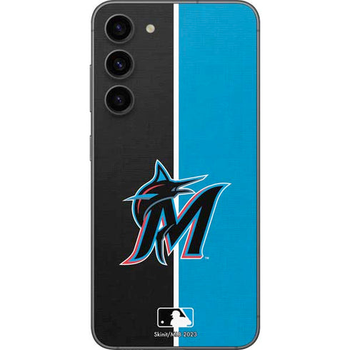 MLB Miami Marlins Split Galaxy S23 Plus Skin