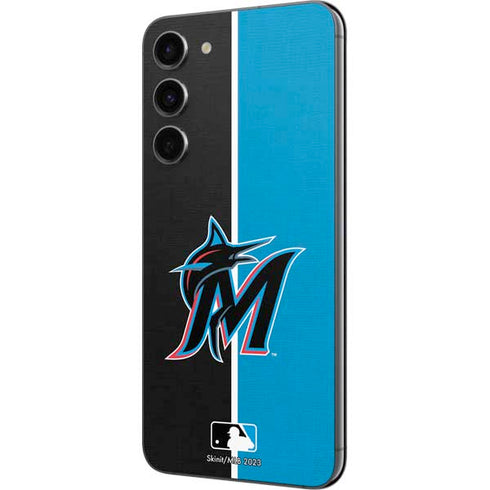 MLB Miami Marlins Split Galaxy S23 Plus Skin