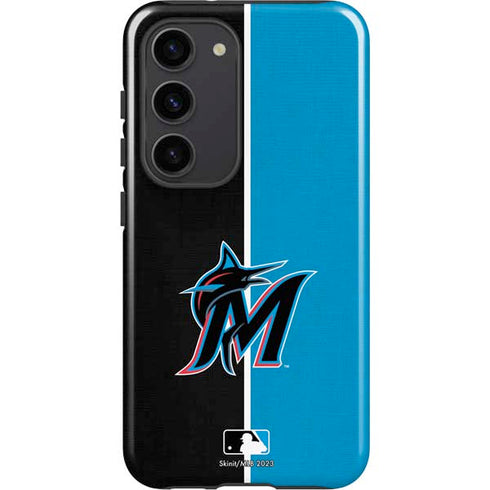 MLB Miami Marlins Split Galaxy S23 Pro Case