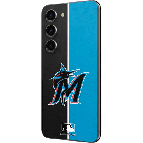 MLB Miami Marlins Split Galaxy S23 Skin
