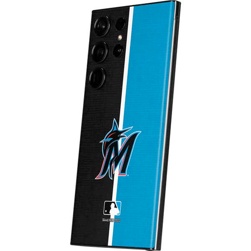 MLB Miami Marlins Split Galaxy S23 Ultra Skin