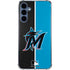 MLB Miami Marlins Split Galaxy S24 Clear Case