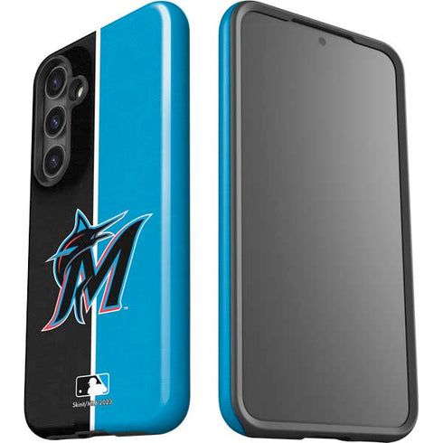 MLB Miami Marlins Split Galaxy S24 Impact Case