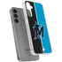 MLB Miami Marlins Split Galaxy S24 Plus Clear Case