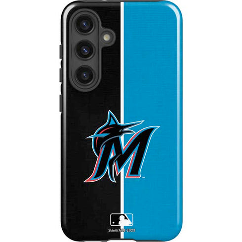 MLB Miami Marlins Split Galaxy S24 Plus Impact Case