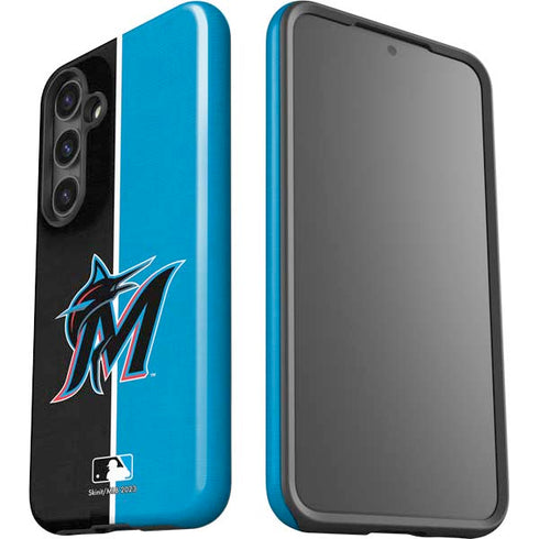 MLB Miami Marlins Split Galaxy S24 Plus Impact Case