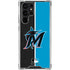 MLB Miami Marlins Split Galaxy S24 Ultra Clear Case