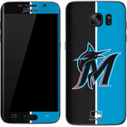 MLB Miami Marlins Split Galaxy S7 Skin