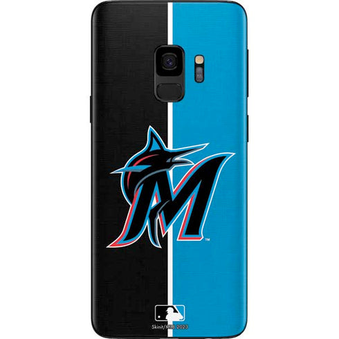 MLB Miami Marlins Split Galaxy S9 Skin