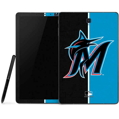 MLB Miami Marlins Split Samsung Galaxy Tab Skin