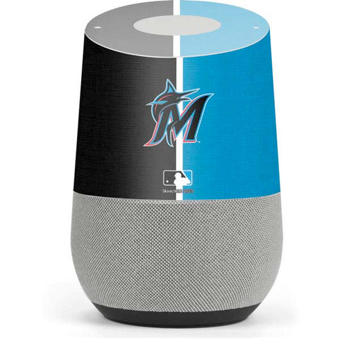 MLB Miami Marlins Split Google Home Skin