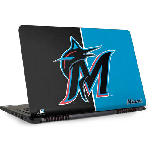 MLB Miami Marlins Split Dell Inspiron Skin