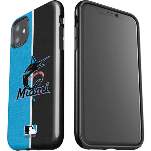 MLB Miami Marlins Split iPhone 11 Impact Case
