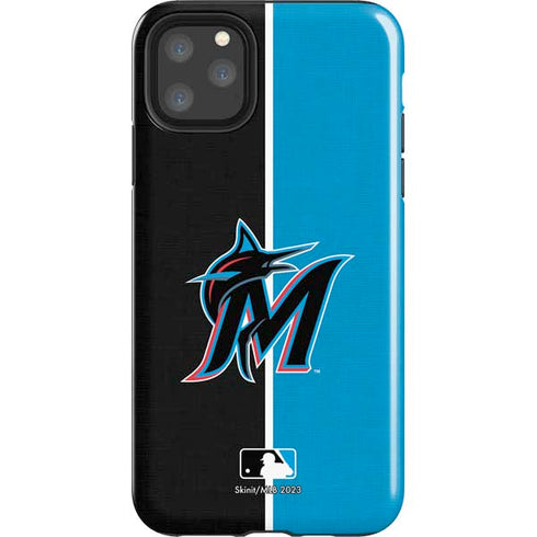 MLB Miami Marlins Split iPhone 11 Pro Max Impact Case