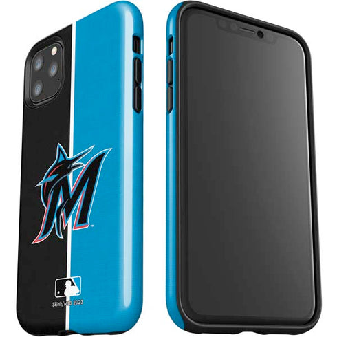 MLB Miami Marlins Split iPhone 11 Pro Max Impact Case