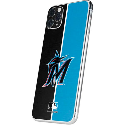 MLB Miami Marlins Split iPhone 11 Pro Max Skin