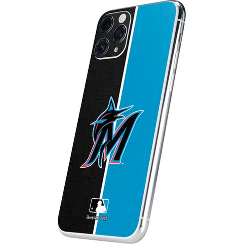 MLB Miami Marlins Split iPhone 11 Pro Skin