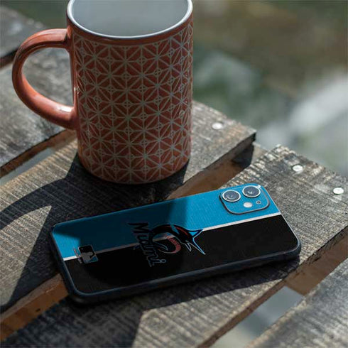 MLB Miami Marlins Split iPhone 11 Skin