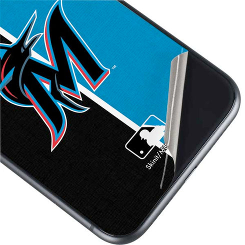 MLB Miami Marlins Split iPhone 11 Skin