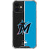 MLB Miami Marlins Split iPhone 12 Mini Clear Case