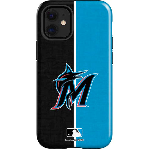 MLB Miami Marlins Split iPhone 12 Mini Impact Case