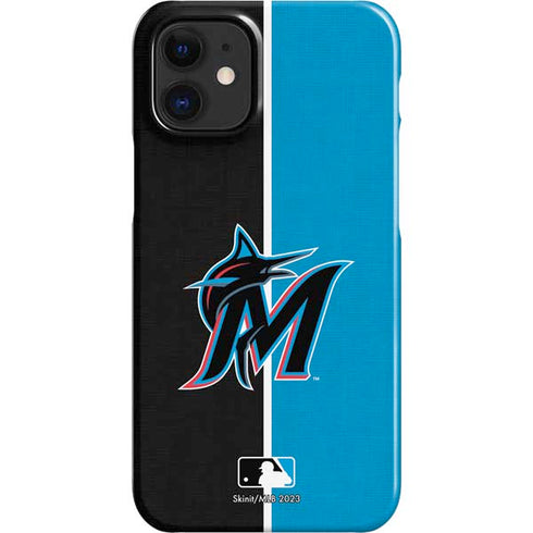 MLB Miami Marlins Split iPhone 12 Mini Lite Case