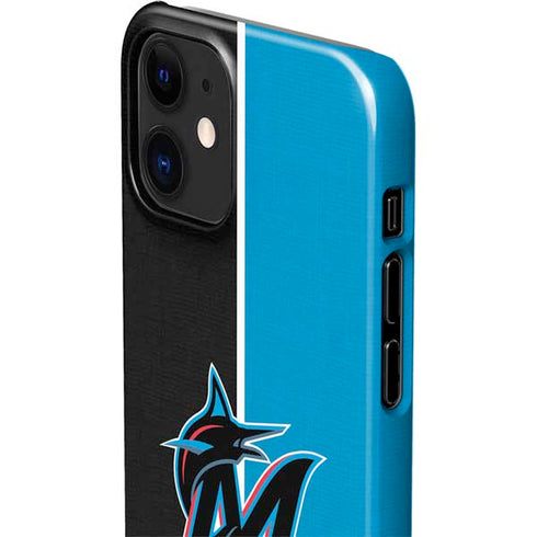 MLB Miami Marlins Split iPhone 12 Mini Lite Case