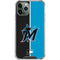 MLB Miami Marlins Split iPhone 12 Pro Clear Case