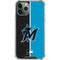 MLB Miami Marlins Split iPhone 12 Pro Max Clear Case