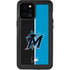 MLB Miami Marlins Split iPhone 12 Pro Max Waterproof Case